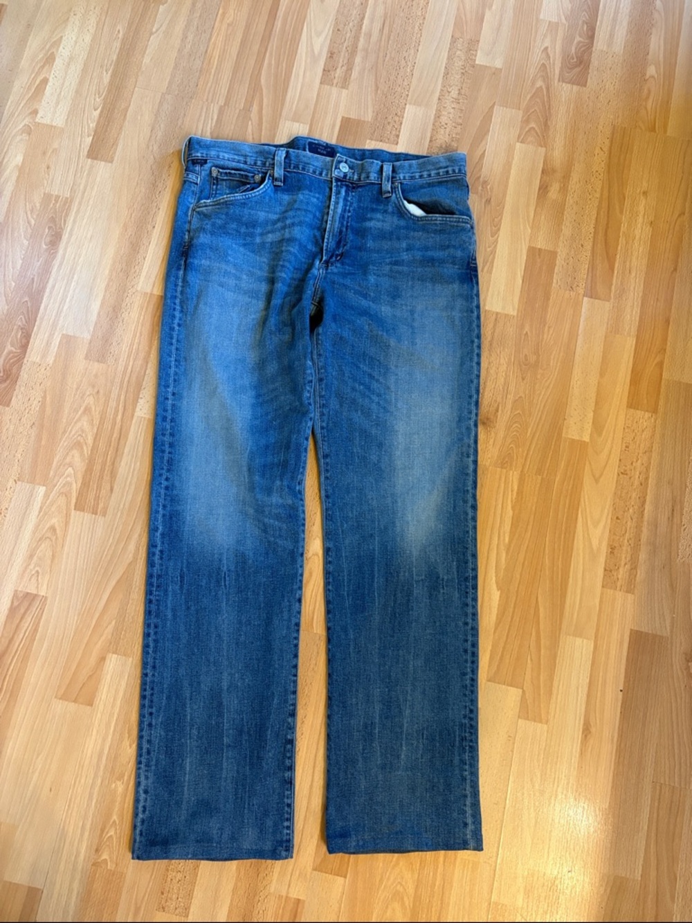 Citizens Of Humanity Men's Blue Straight Jeans 36x31